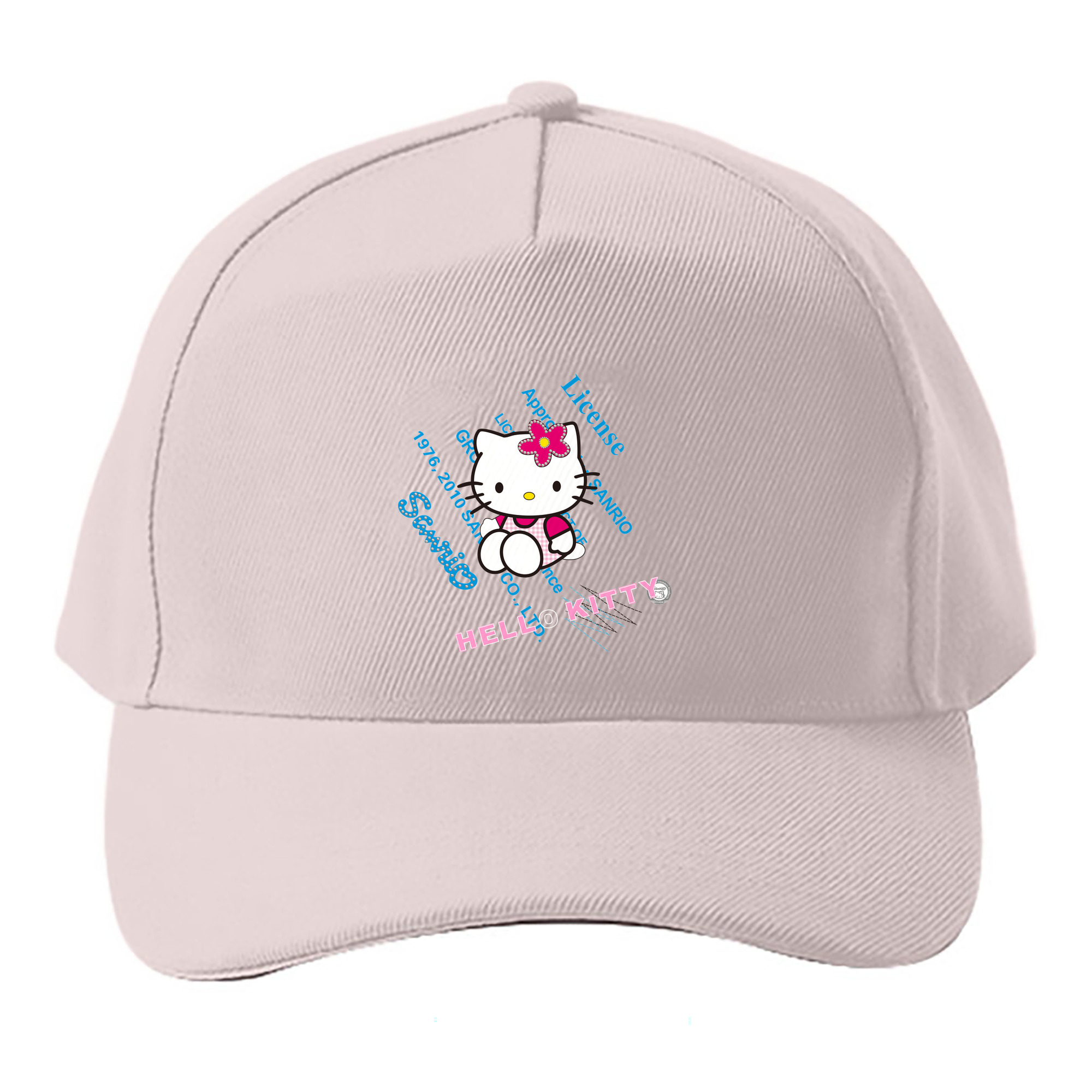 （画像用） Hello Kitty ハローキティ ベースボールキャップ 綿100％ 男女兼用 帽子 スポーツ